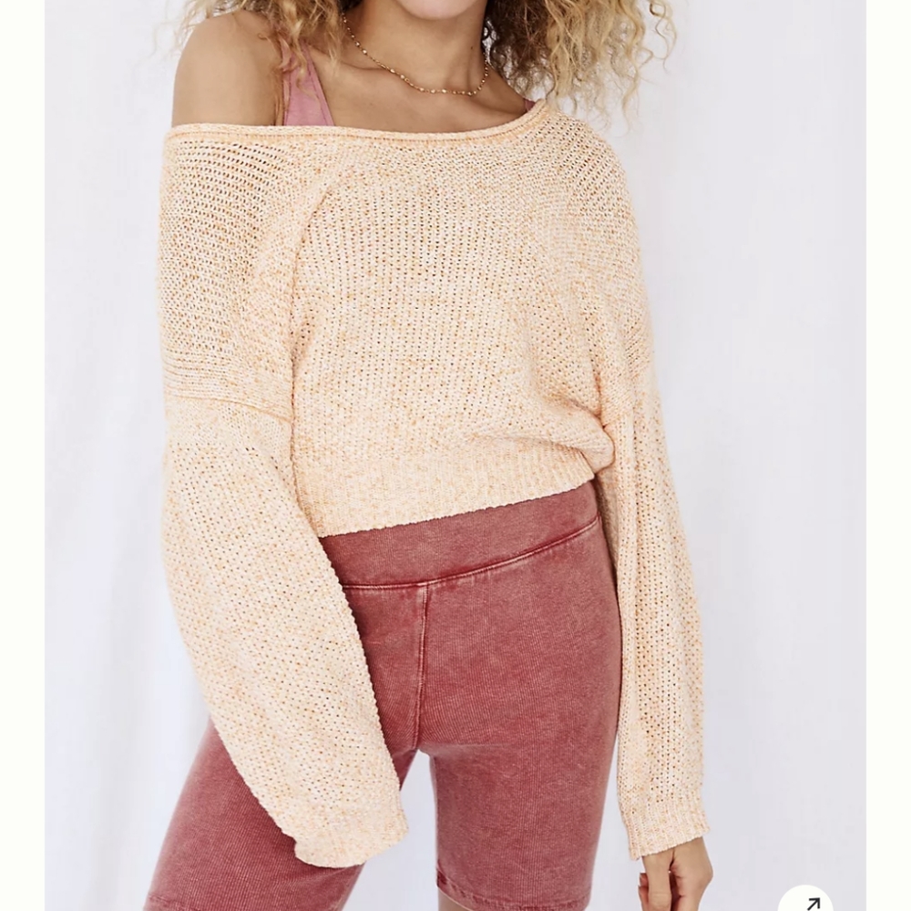 Anthropologie Talula Puff-Sleeved Sweater XS